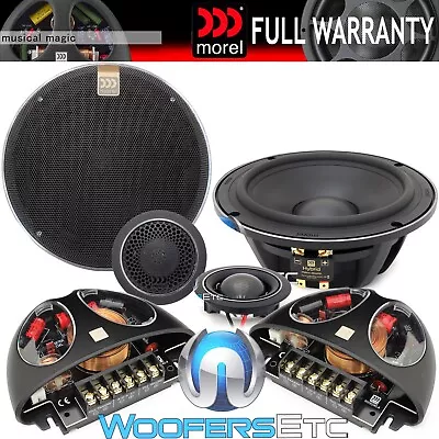 Morel Hybrid 62 6.5  Car 2-way 140w Rms Component Speakers Crossovers Mids New • $949