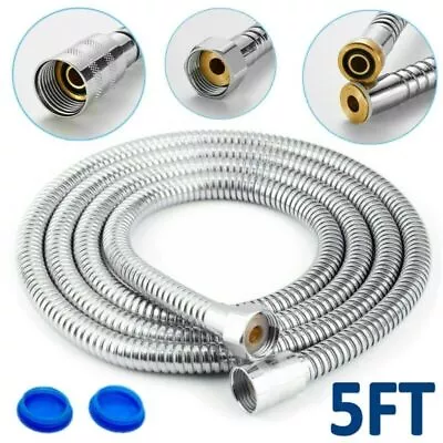 Stainless Steel Shower Head Hose Handheld Extra Long Bathroom Flexible Tube • $6.99