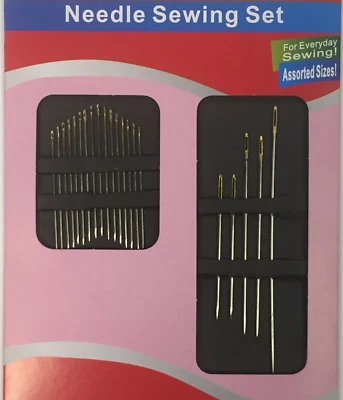 $2.99 • Buy Set Of 21 Pcs  Stainless Steel Hand Sewing Needle Embroidery Mending Craft Tool