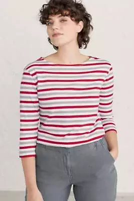 £10.47 • Buy Seasalt Women's - Multi Sailor Top (GOTS) - Regular - Duet Mini Cornish Fireglow