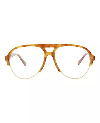 Brioni Mens Aviator Havana Havana Transparent Fashion Designer Eyewear • $123.99