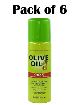 ORS Original Olive Oil Nourishing Sheen Spray 50ml / 1.2 Oz Pack Of 6 • £10.41
