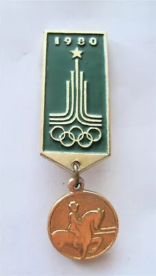 Moscow 1980 Olympic Games Equestrian - Dressage Pin • £3.85