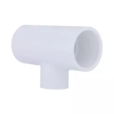 PVC Fitting Schedule 40 Reducer Tee 6  X 6  X 4  Non-Potable Water Application • $48.01