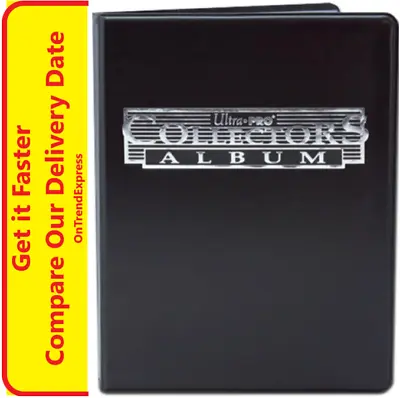 Ultra Pro 9 Pocket Black Collectors Album A4 Size Portfolio Folder 10 Pages • $18.85