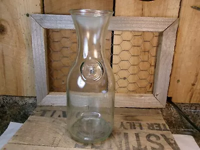 Vintage Paul Mason Since 1852 Glass Carafe Milk Bottle • $2.39