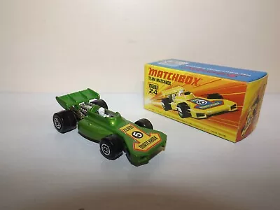 Matchbox S/f No. 24-b Team Matchbox Racer Rare Green Body Mib • $49.95