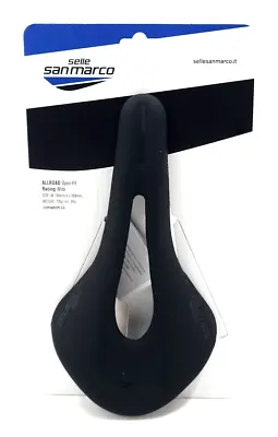 Selle San Marco Allroad Open Fit Racing Saddle Black 146mm Width Manganese • $109.91