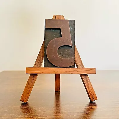 £6.99 • Buy Number 5 - 6 Cm - Vintage Wooden Letterpress Printers Block Type