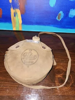 Vintage Palco Aluminum Canteen In Canvas Case/strap • $19.50