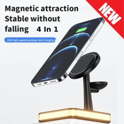 $44.99 • Buy Magnetic Charger Fast Charging Dock Stand For Airpods Apple Watch IPhone 13 14