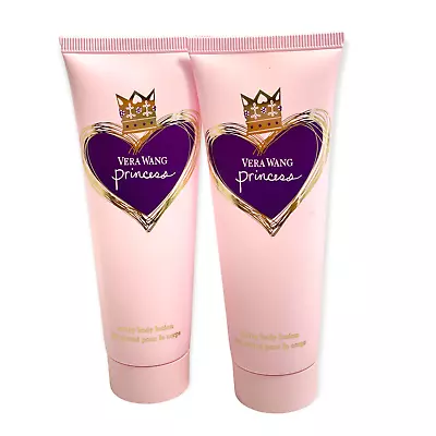 Vera Wang Princess Satiny Body Lotion 2.5oz./75ml New; LOT OF 2 • $19.95