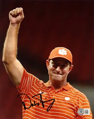 DABO SWINNEY SIGNED AUTOGRAPHED 8x10 PHOTO CLEMSON TIGERS FOOTBALL BECKETT BAS • $85