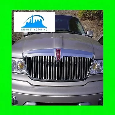 1998-2002 Lincoln Navigator Chrome Trim For Grill Grille W/5yr Warranty • $35.45