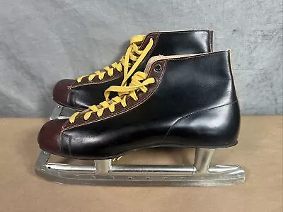 Vintage Daoust Ice Skates Size 10 - Mens Hockey Ice Skates In Great Shape • $31.96