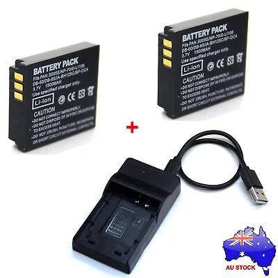 Battery / Charger For Ricoh Caplio GR Digital II III IV G700SE WG-M1 WGM1 Camera • $20.88