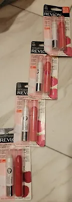Revlon Kiss Lip Balm Lipstick 1x Sweet Cherry Sugar Mint Duo 111/030  3x 111 025 • $30