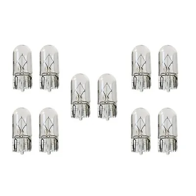 T10 12V W5W 4300k Standard Halogen Globes E4 Wedge 10Pcs • $9.95