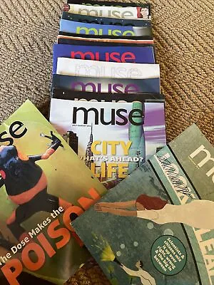 Muse Magazines Lot Of 16 By Cricket Magazine 2016 2017 2018 2019 Book • $29.99