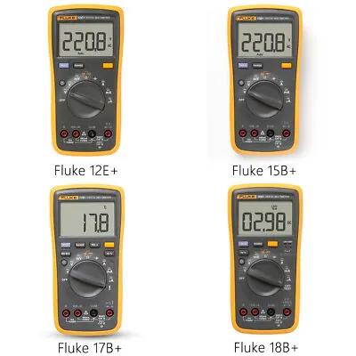 £94.79 • Buy Fluke 15B+/17B+/18B+/12E+ Digital Multimeter DMM AC/DC/R/C Voltage Current Test