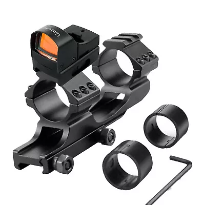 Mini Red Dot Reflex Sight 1inch/30mm Cantilever Weaver Forward Reach Scope Mount • $17.69