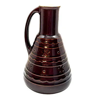 Marcrest Daisy & Dot CO Warm Brown Drip Oven-Proof Stoneware Coffee Carafe 10  • $24.95