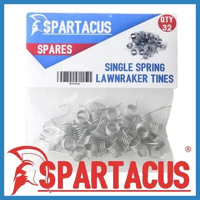 Spartacus 32 X Replacement Lawn Raker Scarifier Tines Tynes Fit Qualcast 32 • £17.49