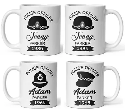 £8.99 • Buy Personalised Coffee Mug | Man Woman Police Officer | Male Female Police Officer