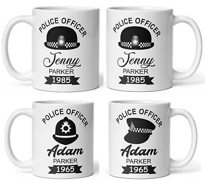 £9.99 • Buy Personalised Coffee Mug | Man Woman Police Officer | Male Female Police Officer