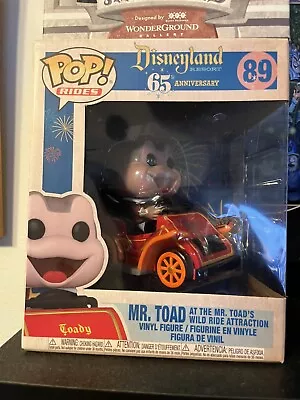 Funko Pop! Rides: Disney - Mr. Toad At The Mr. Toad's Wild Ride Attraction #89 • $30