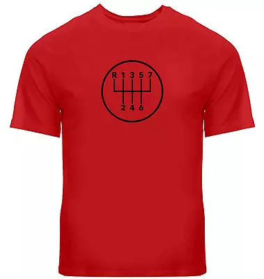 Manual Transmission Shift Pattern 7 Speed Stick Shirts Unisex Mens Tee T-Shirt  • $13.87