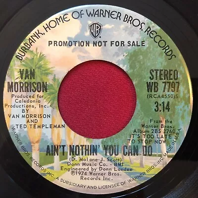 Van Morrison ~ Ain't Nothin You Can Do ~ Rare Promo 45  (1974) Wb 7797 • $5