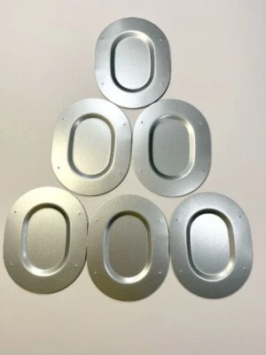 $19.99 • Buy 1967-1977 Body Galvanized Metal Trunk Floor Pan Drain Plugs Set Plate Covers 6Pc