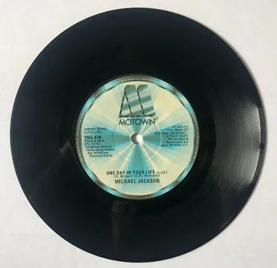 MICHAEL JACKSON One Day In Your Life 45 Motown TMG976 IR 1981 VG++ BX4 • $5