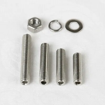 £3.50 • Buy M8 X 30, 40, 50 Exhaust / Inlet Manifold Studs Nuts & Washers A2 Stainless Steel