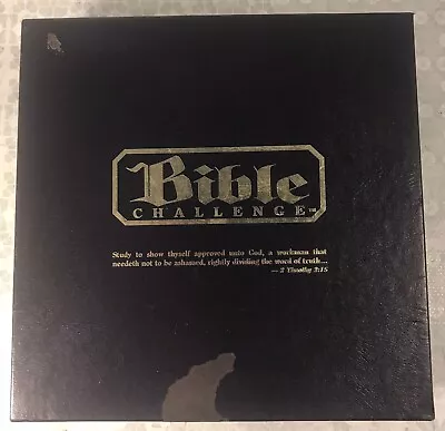 Bible Challenge Bible Game Trivia Board Game By James Barineau 1984 Vintage READ • $20