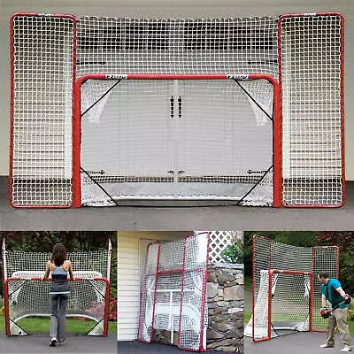 Monster By EZgoal Hockey Folding Goal With Backstop And 4 Targets Net • $148.65