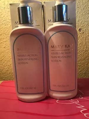 2X LOT Mary Kay VISIBLE ACTION SKIN REVEALING LOTION 7 Fl Oz Each NEW • $17.99