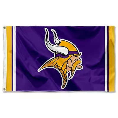 Minnesota Vikings Large Outdoor NFL 3 X 5 Banner Flag • $32.95