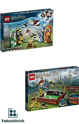 LEGO Harry Potter Quidditch Sets 75956 76416 Quidditch Match & Trunk BRAND NEW • $229.95