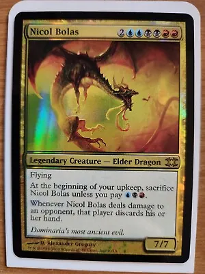 Nicol Bolas FOIL NM From The Vault: Dragons MTG FREE SHIPPING • $18.99