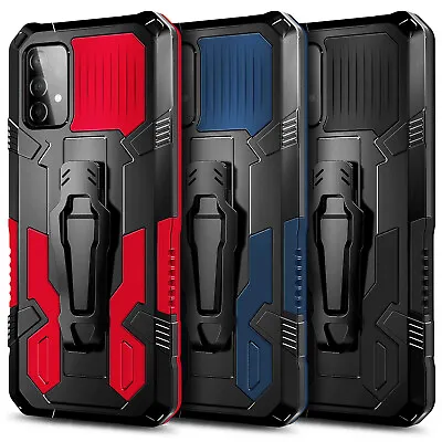 For Samsung Galaxy A52 A52s 5G Case Shockproof Belt Clip Cover W/ Tempered Glass • $8.98