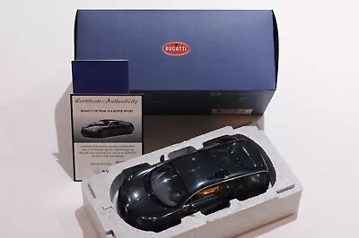 Autoart Bugatti Veyron 16.4 Super Sport Dark Blue Scale 1:18 With Coa Limited Ed • $525