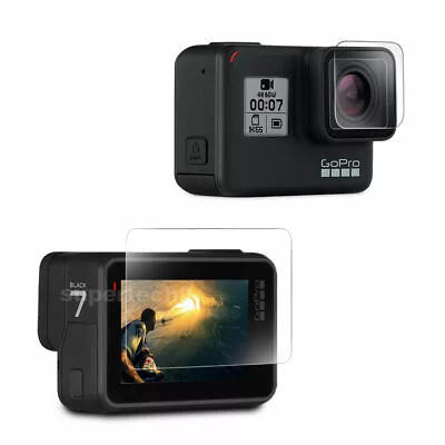 Screen Protector Cover Lens Cap For GoPro Hero 12 11 10 9 8 Black Go Pro Camera • $4.95