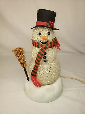 Vintage Avon  The Gift Collection  10  Chilly Sam LIGHT UP Snowman • $44.99