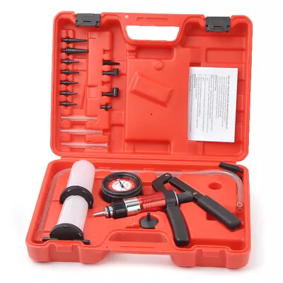 $32.84 • Buy Hand Held Vacuum Pressure Pump Tester Brake Fluid&Hydraulic Systems Bleeding Set