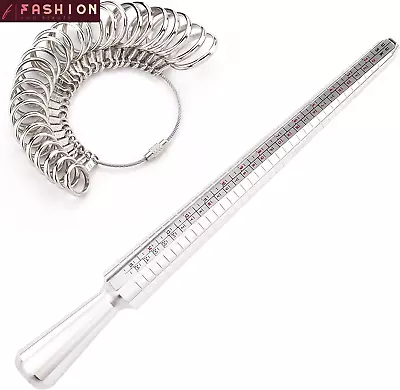 Ring Sizer Measuring Tool4 Sizes Ring Measurement Stick Metal Mandrel & Finger  • $13.99