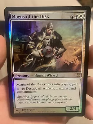 Magus Of The Disk FOIL Time Spiral NM White Rare MAGIC MTG CARD • $4.50
