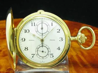 $14452.15 • Buy Vacheron & Constantin 18kt 750 Gold Savonette Pocket Watch Chronograph From 1911