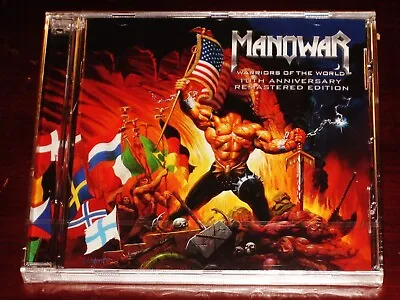 Manowar: Warriors Of The World - 10th Anniversary Remastered Edition CD 2013 NEW • $22.95